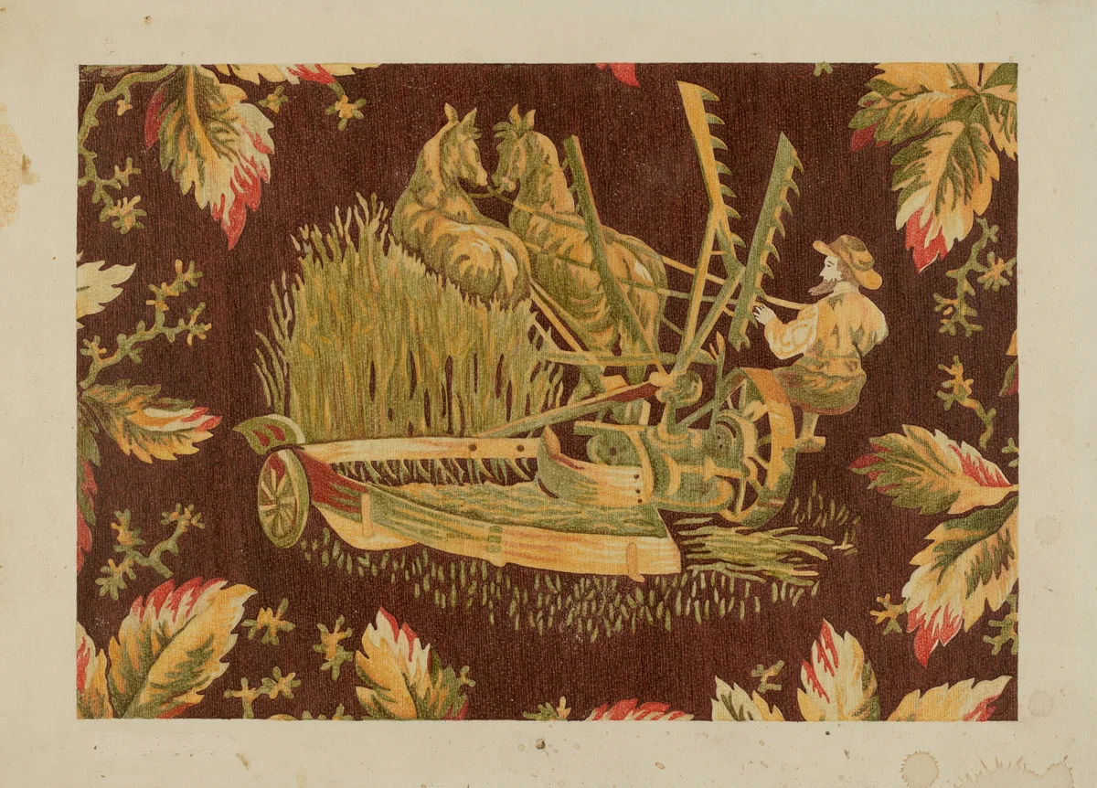 Printed Textile by Pearl Gibbo, index of american design, 1938