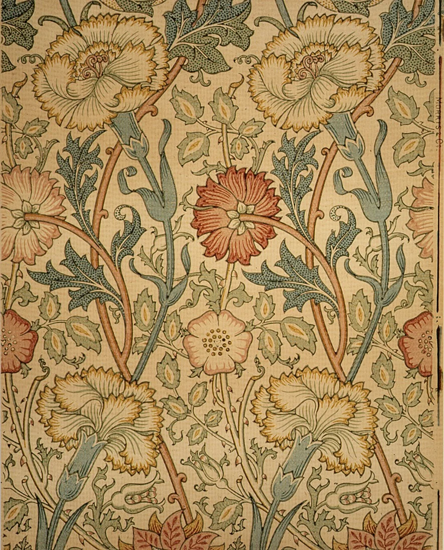 Pink and Rose by William Morris, other, 1885-1895