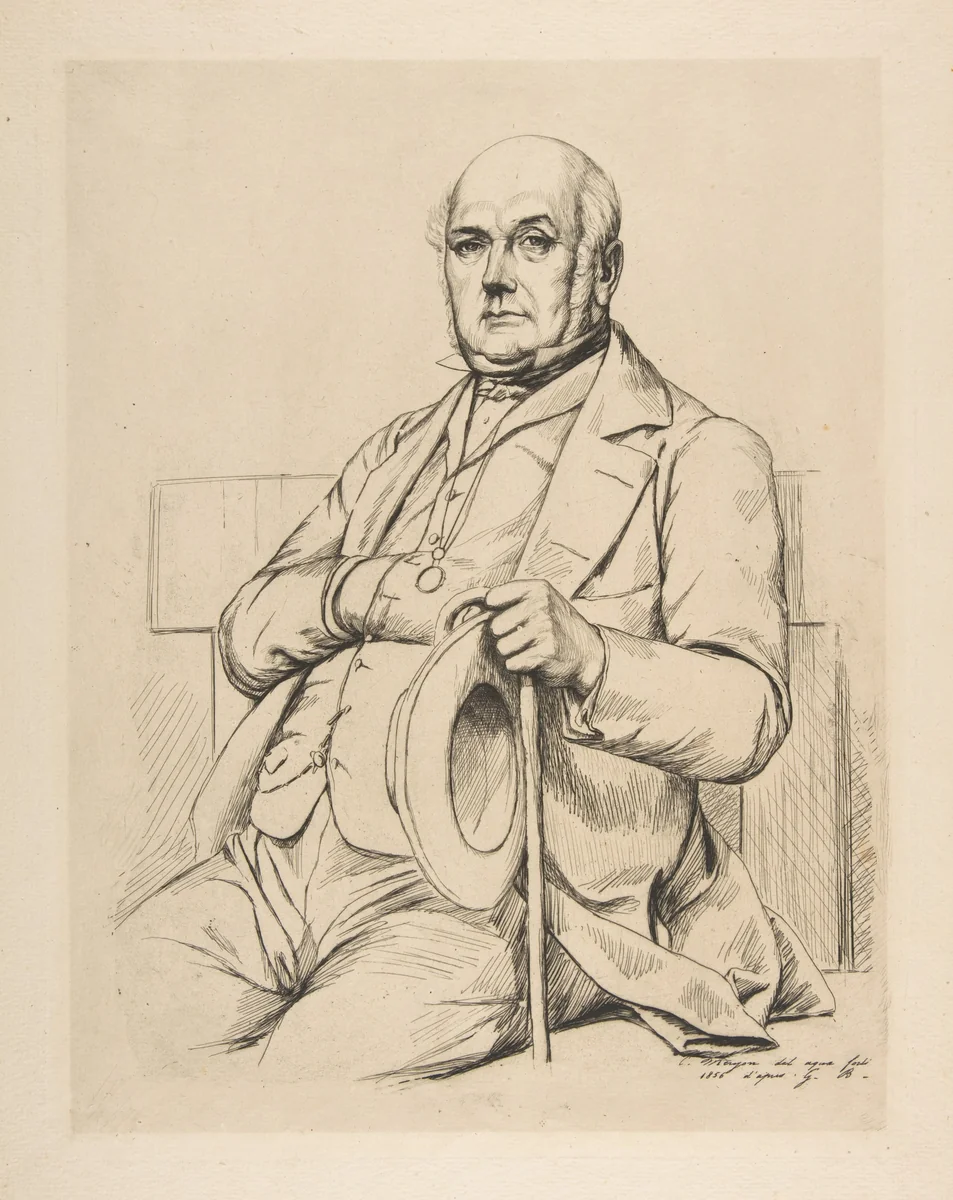 Casimir le Conte, after Boulanger by Charles Meryon, print, 1856