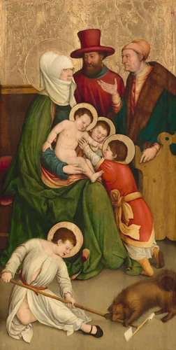 Saint Mary Cleophas and Her Family by Bernhard Strigel, painting, 1520-1528