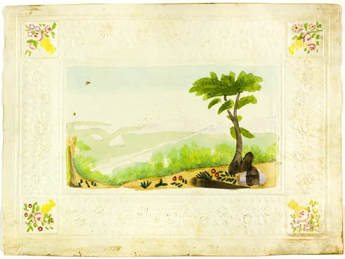 View of Boston from the Hospital at Chelsea (valentine) by Unknown Artist, other, 1835-1845