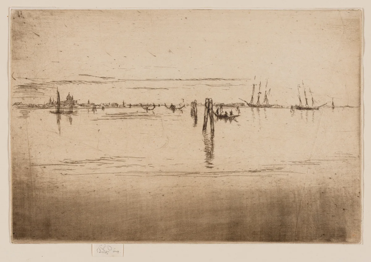 Long Lagoon by James McNeill Whistler, print, 1879-1880