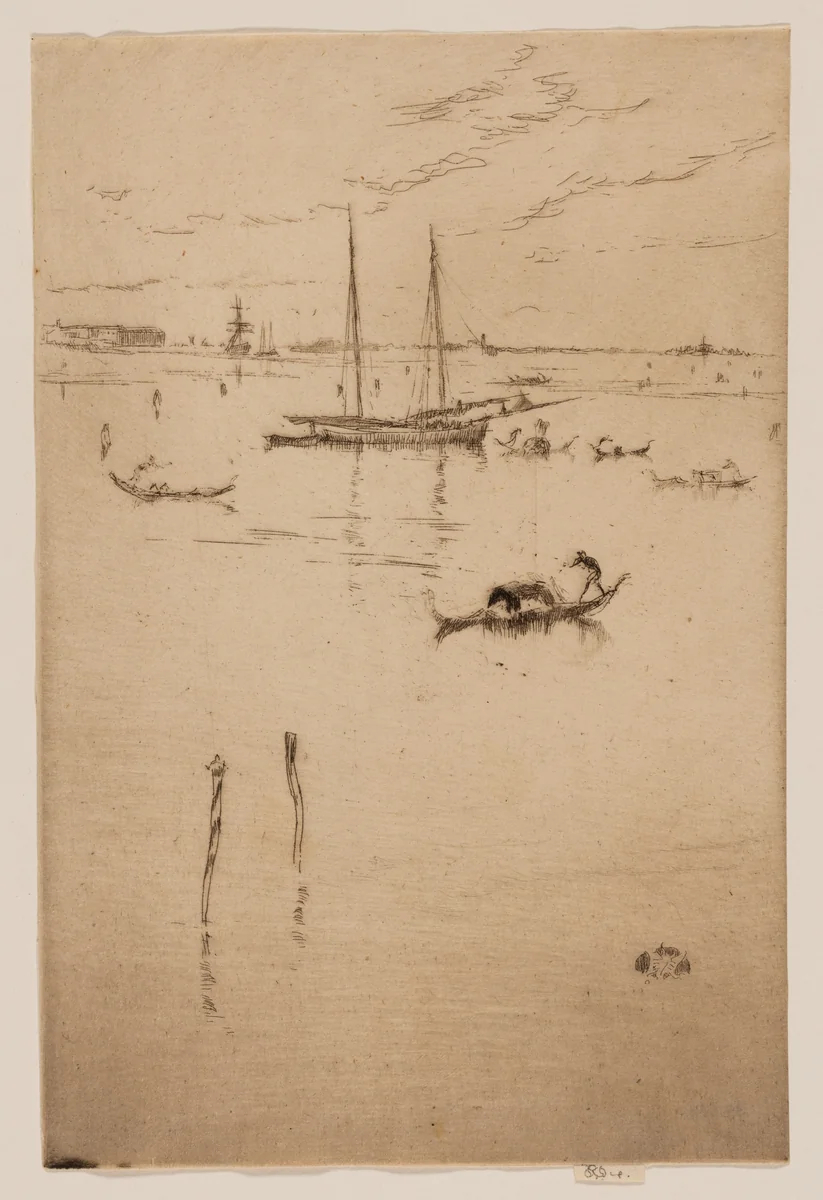 The Little Lagoon by James McNeill Whistler, print, 1879-1880