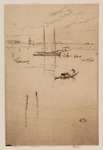 The Little Lagoon by James McNeill Whistler, print, 1879-1880