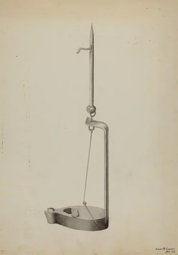 Betty Lamp by James M. Lawson, index of american design, 1936