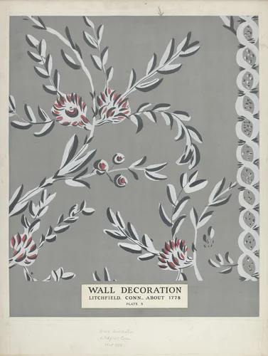 Decorated Wall by Martin Partyka, index of american design, 1938