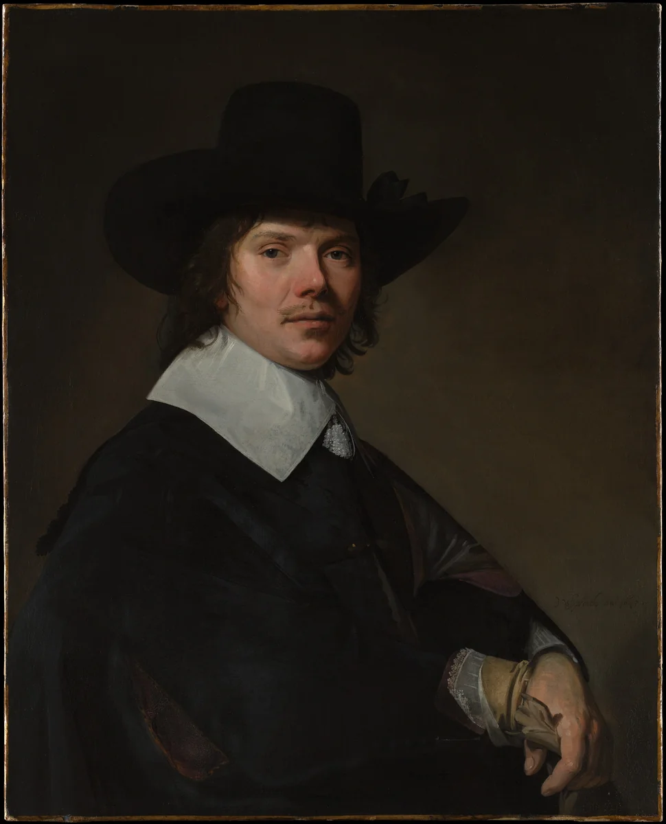 Portrait of a Man by Johannes Verspronck, painting, 1645