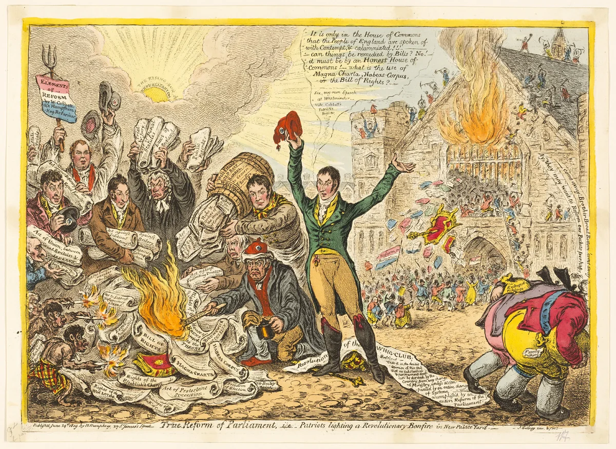 True Reform of Parliament by James Gillray, print, 1809