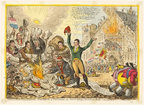 True Reform of Parliament by James Gillray, print, 1809