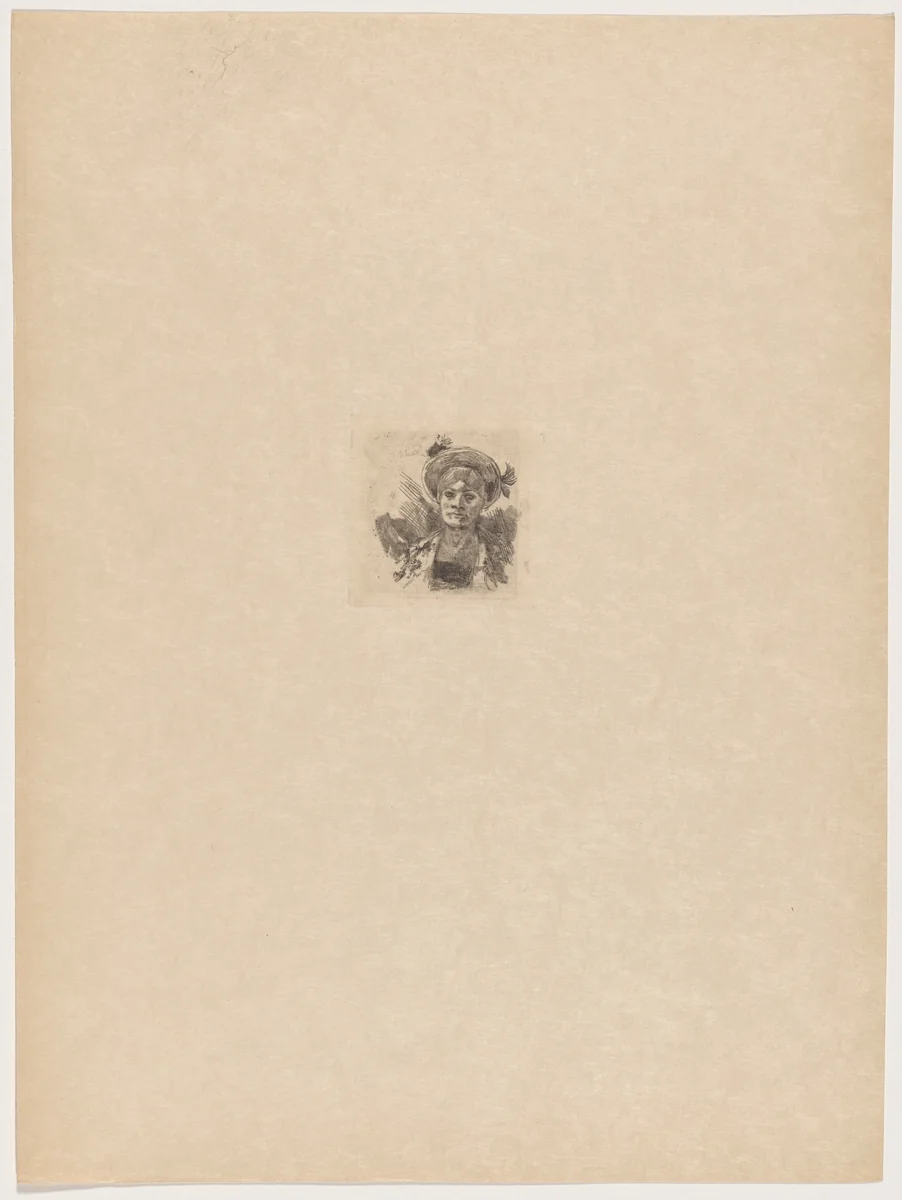 Tesson humain (Human Fragment) by Félicien Rops, print, 1895