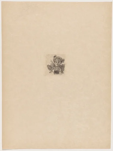 Tesson humain (Human Fragment) by Félicien Rops, print, 1895