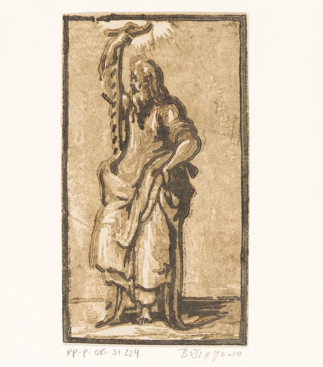 Heilige Simon by Unknown, print, 1520-1550