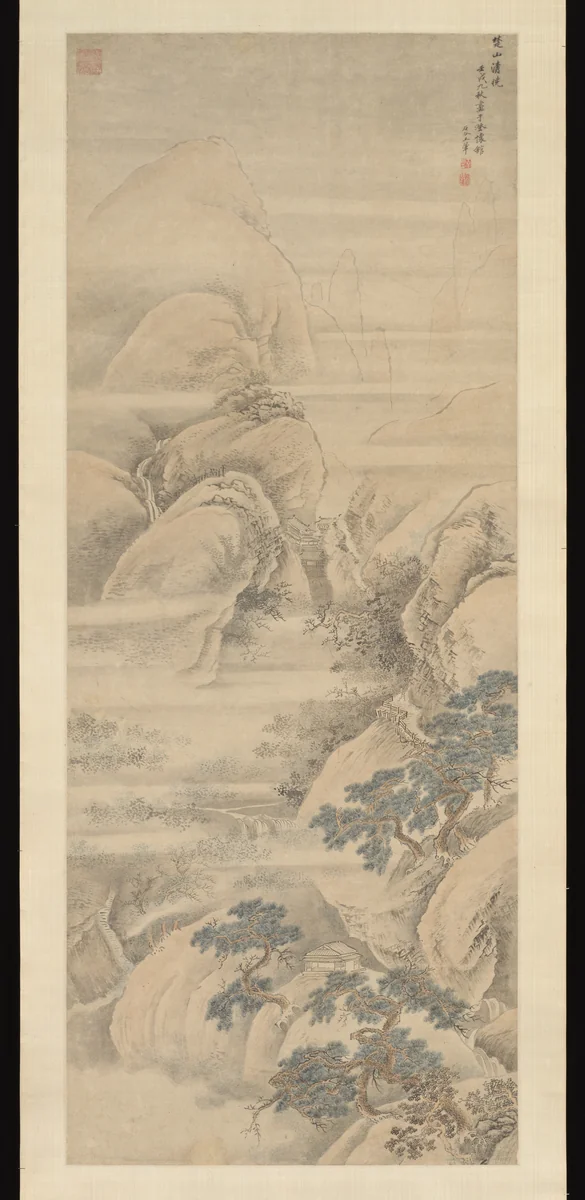 Snowscape by Unidentified Artist, painting, 1682