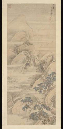 Snowscape by Unidentified Artist, painting, 1682