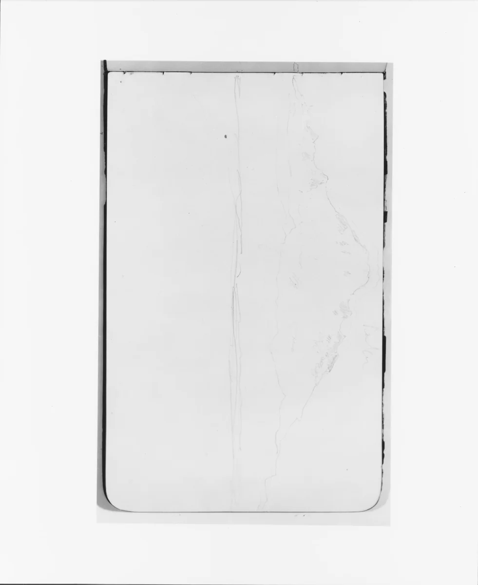 View of Mount Baker (from Sketchbook) by Albert Bierstadt, artwork, 1890