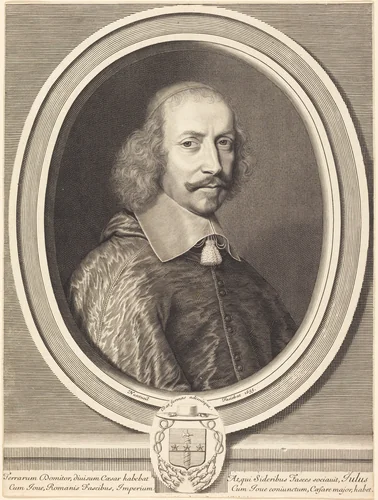 Cardinal Jules Mazarin by Robert Nanteuil, print, 1655