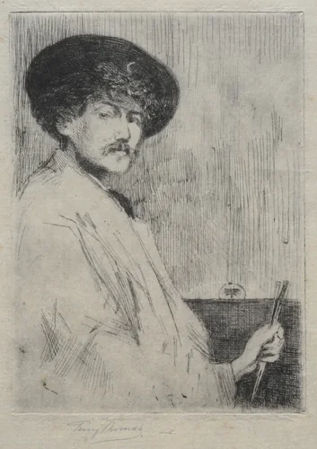 James MacNeill Whistler by Percy Thomas, print