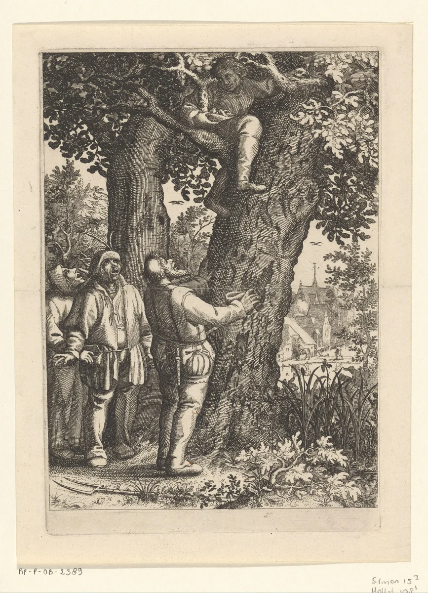 Vogelnestrover by Claes Jansz Visscher, print, 1596-1630