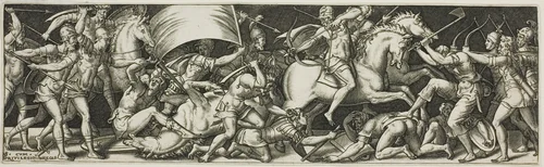Combats and Triumphs by Etienne Delaune, print, 1540-1583