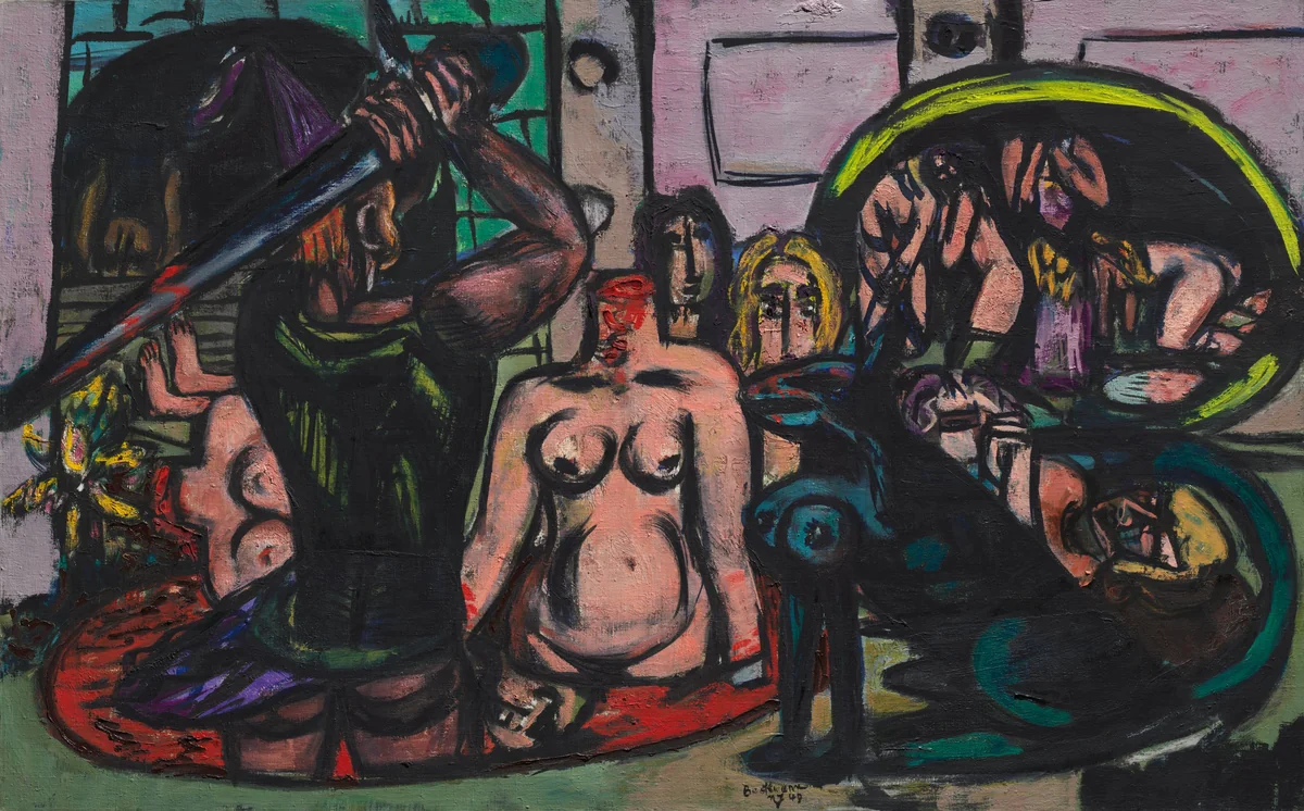 Perseus's Last Duty by Max Beckmann, painting, 1949
