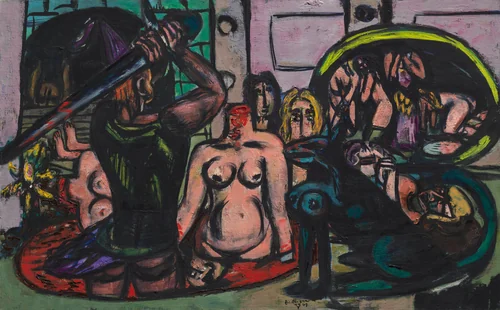 Perseus's Last Duty by Max Beckmann, painting, 1949