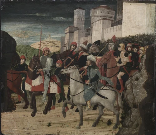 Procession of the Magi by Bernardo Parentino, painting, 1440-1500