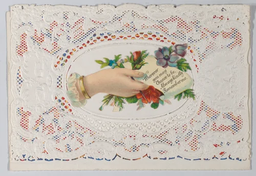 Valentine by anonymous, other, 1880