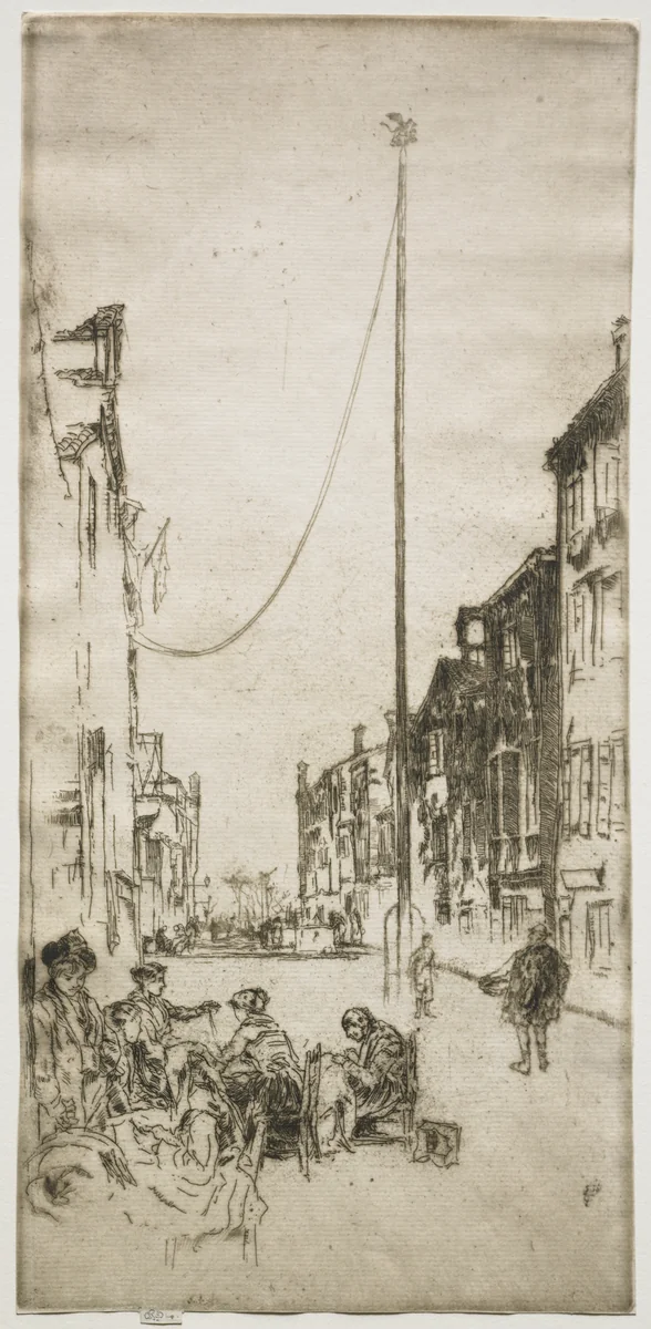 The Mast by James McNeill Whistler, print, 1880