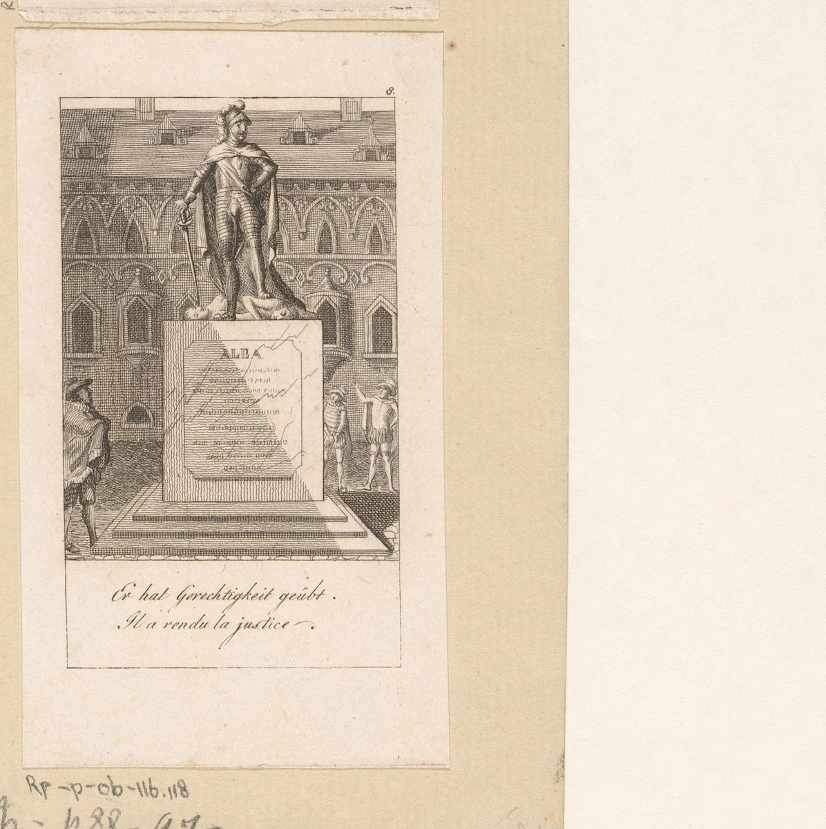 Voorstelling uit de geschiedenis van de Nederlandse stadhouders by Christian Gottlieb Geyser, print, 1796