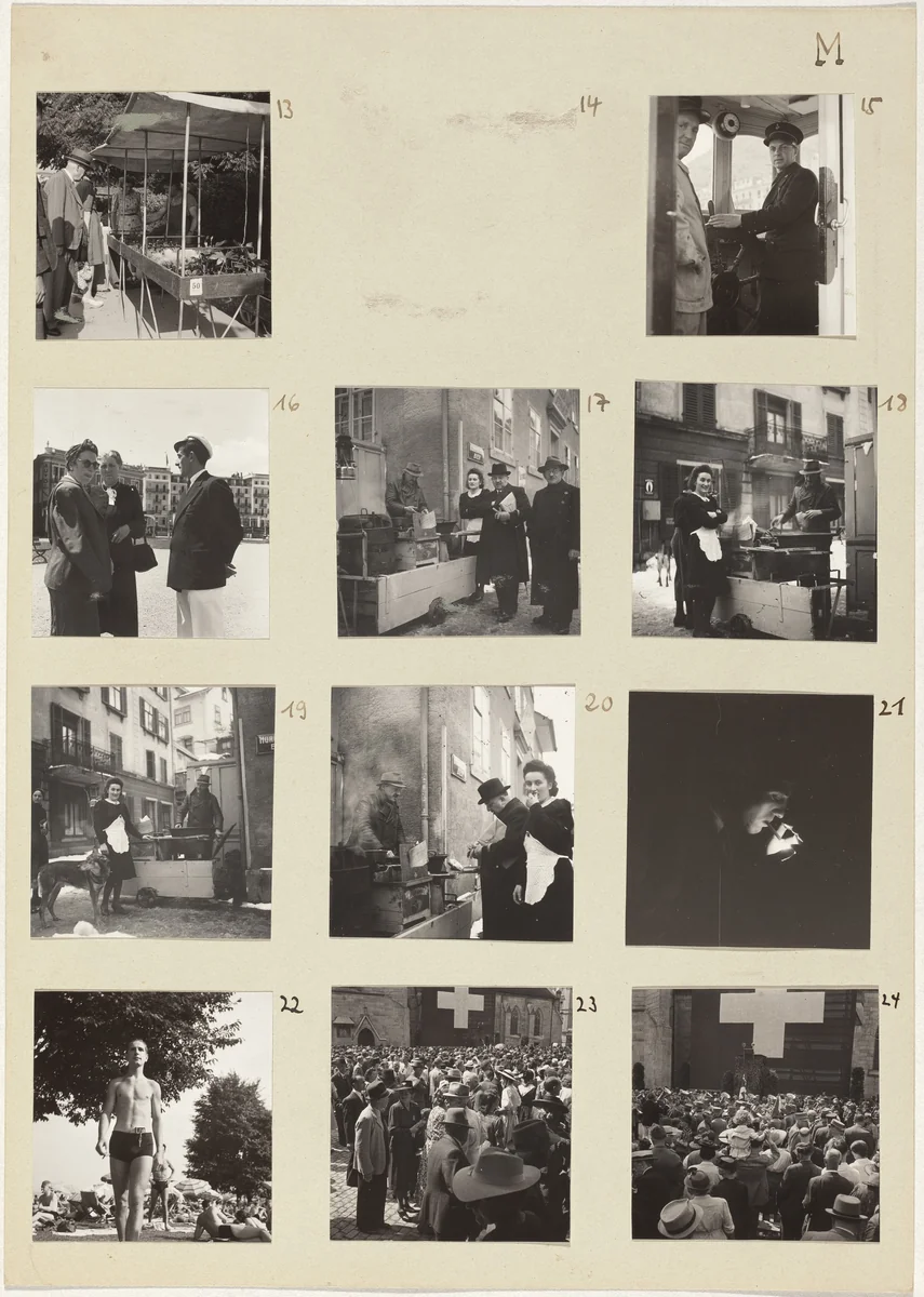 Die Menschen (People) 13-24 by Robert Frank, photograph, 1942-1946