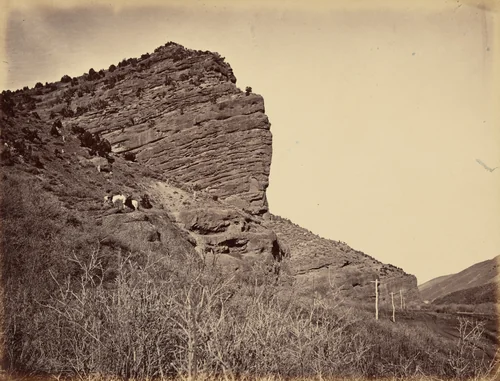 Plate 38. Rock Great Eastern by Andrew Joseph Russell, photograph, 1869
