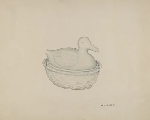 Covered Dish (Duck) by LeRoy Griffith, index of american design, 1938