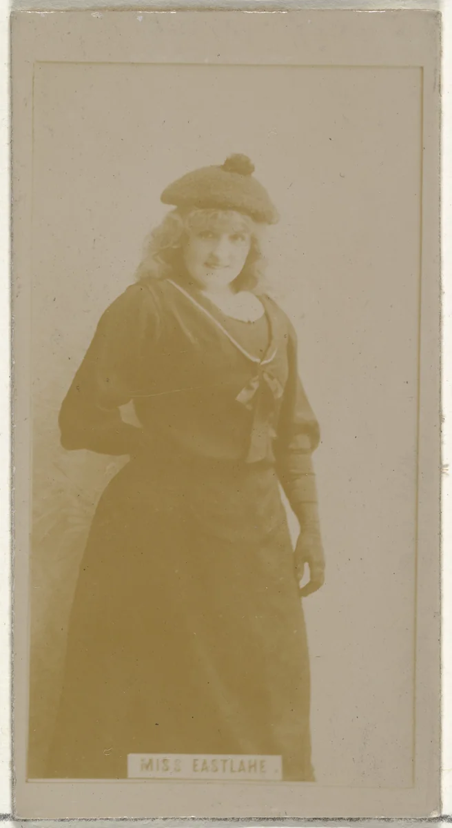Miss Eastlake, from the Actors and Actresses series (N145-8) issued by Duke Sons & Co. to promote Duke Cigarettes by W. Duke, Sons & Co., photograph, 1890-1895