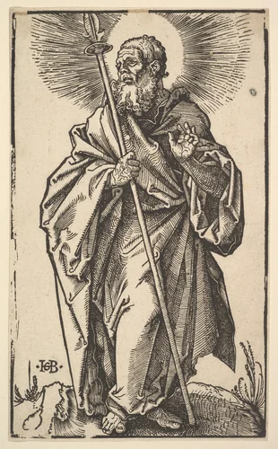 Saint Thomas, from "Christ and the Apostles" by Hans Baldung, print, 1519