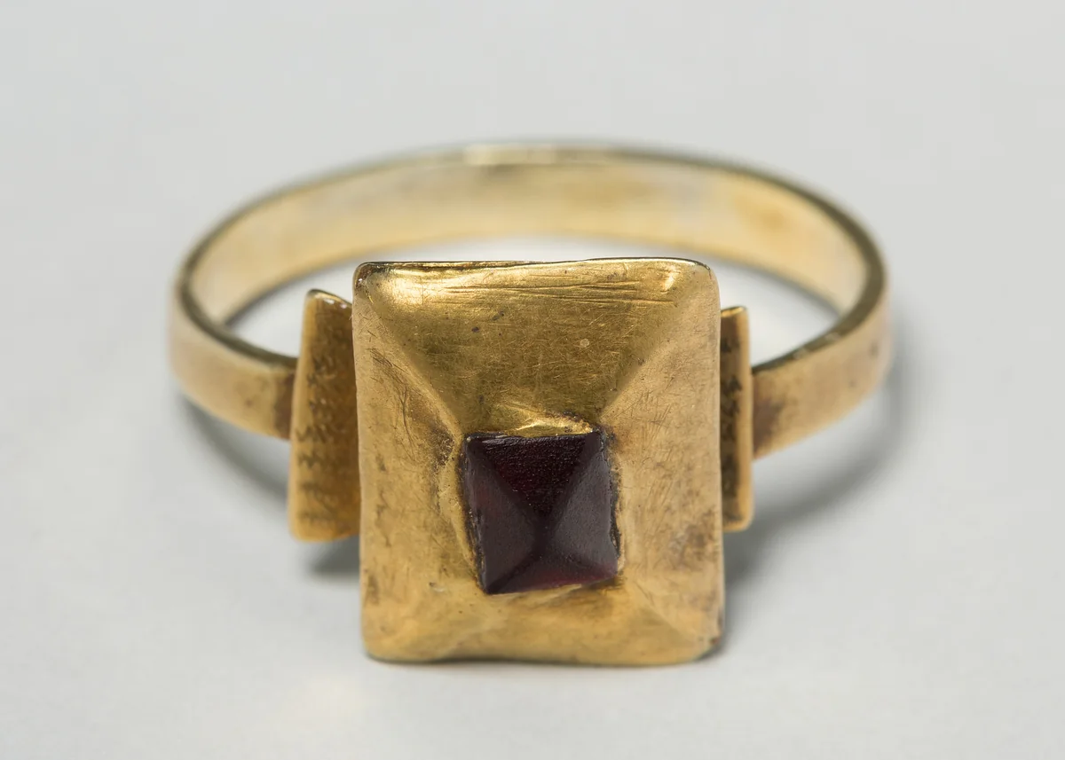 Tart Mold Ring by French, metalwork, 1200-1300