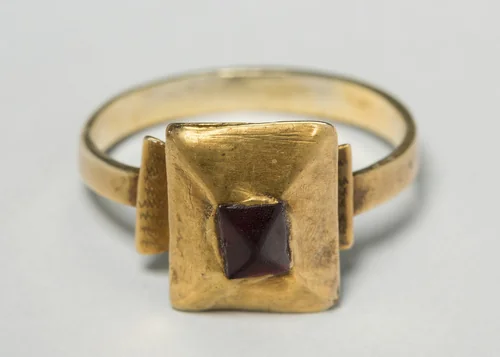 Tart Mold Ring by French, metalwork, 1200-1300