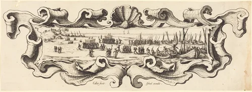 The Landing of the Troops by Jacques Callot, print, 1628-1631