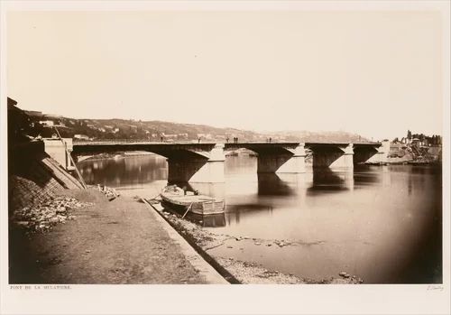 Pont de la Mulatiere by Edouard Baldus, photograph, 1860-1862
