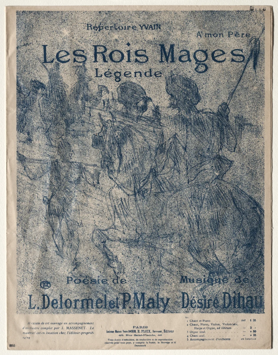 Les Rois Mages by Henri de Toulouse-Lautrec, print, 1899