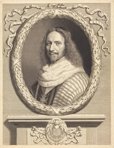 Nicholas Potier de Novion by Robert Nanteuil, print, 1664