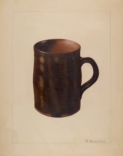 Mug by Nicholas Amantea, index of american design, 1936