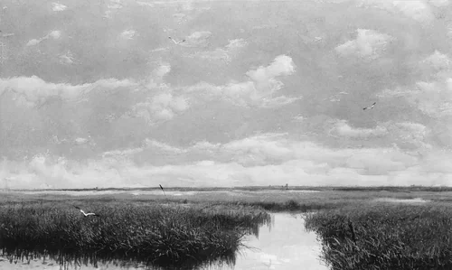Marsh Grass by Milne Ramsey, artwork, 1907