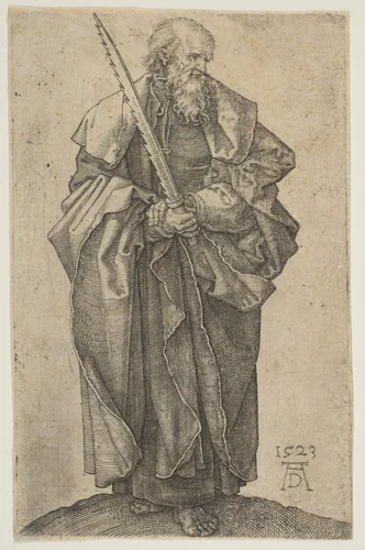 Saint Simon by Albrecht Dürer, print, 1523