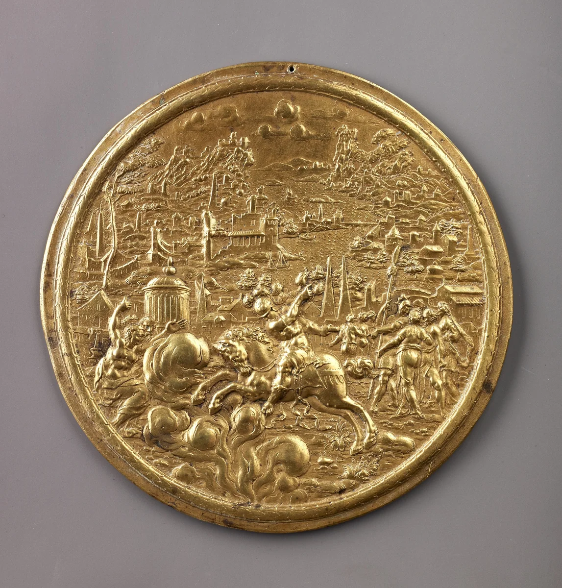 Self-sacrifice of Marcus Curtius by Paulus Willemsz. van Vianen, other, 1593-1603