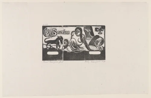 Le Sourire (The Smile) by Paul Gauguin, print, 1899