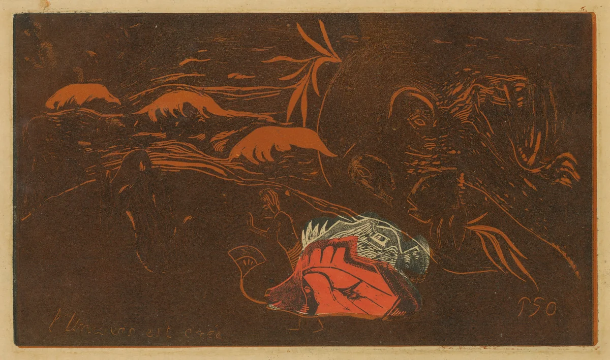 The Universe is Created (L'Univers est cree) by Paul Gauguin, print, 1894