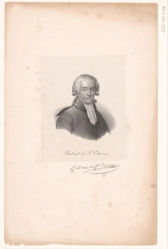 Portret van Jean-Paul Rabaut Saint-Étienne by anonymous, print, 1818-1842