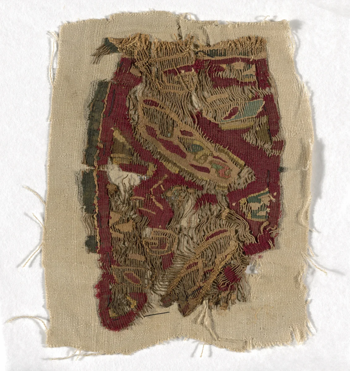 Fragment by Coptic Egypt, textile, 301-800