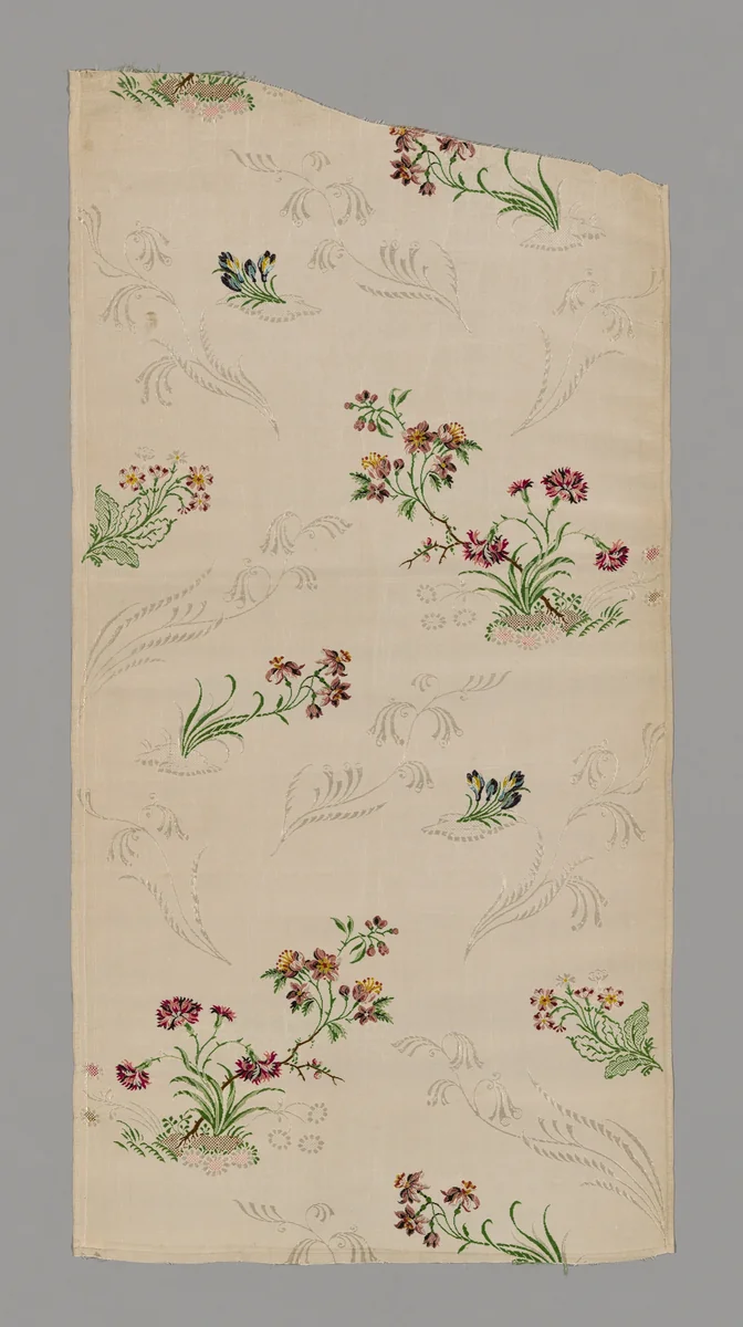 Panel (From a Dress) by England, Spitalfields, textile, 1743-1754