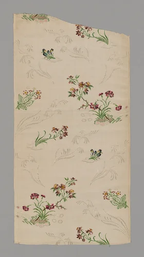 Panel (From a Dress) by England, Spitalfields, textile, 1743-1754